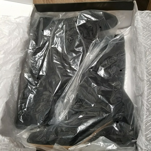 INC Black Velvet Stretch Over The Knee Boots - Picture 5 of 6